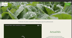Desktop Screenshot of emeraudeplants.fr